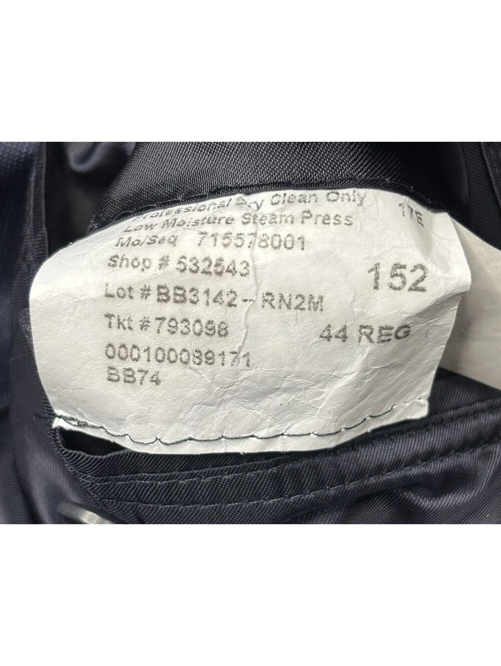 Brooks Brothers Blazer Jacket Mens 44R 1818 Regent Vitale Barberis Canonico